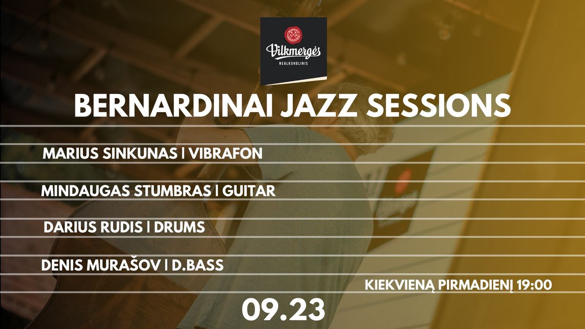 BERNARDINAI JAZZ SESSIONS: Marius Sinkunas Jazz Quartet