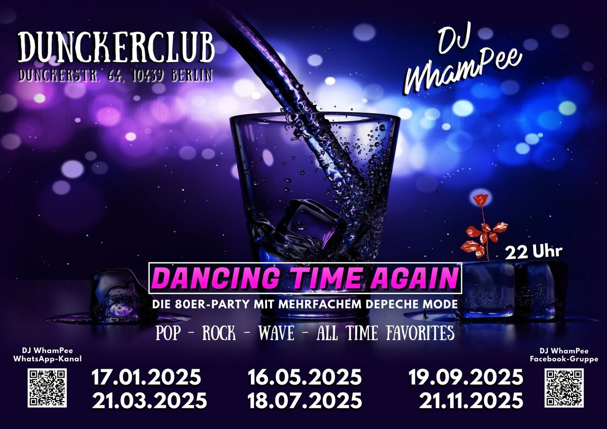 23.03.25 - DJ WhamPee: "DANCING TIME AGAIN" (80's & Depeche Mode)