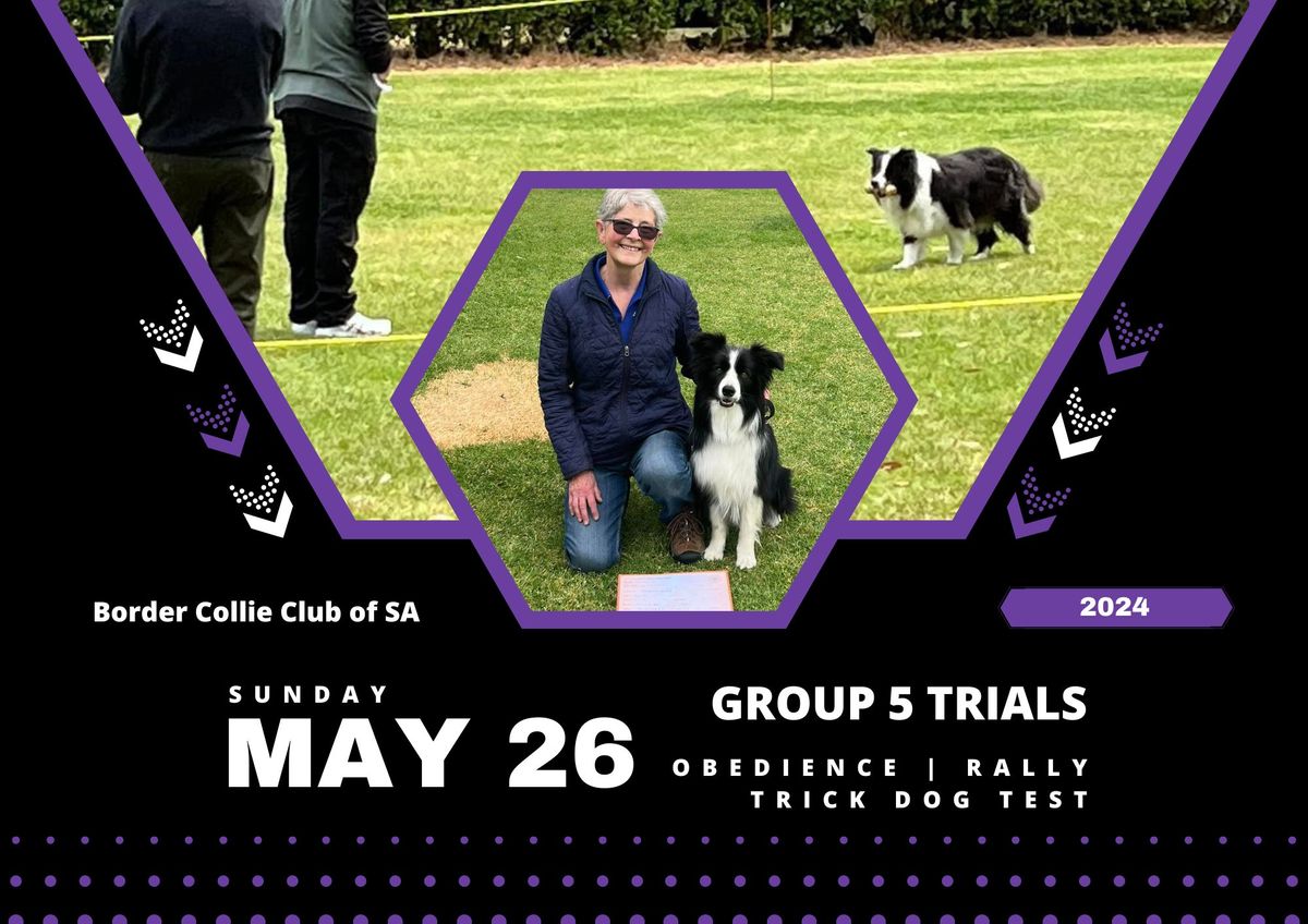 Obedience Trial, Rally Trial & Trick Dog Test