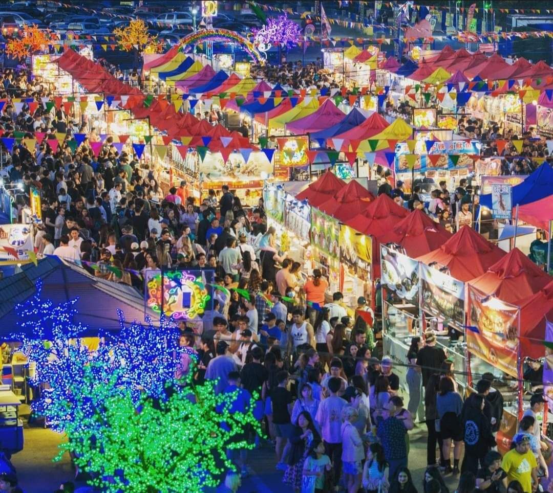 Asian Mega Night Street Food Market Summer Fest