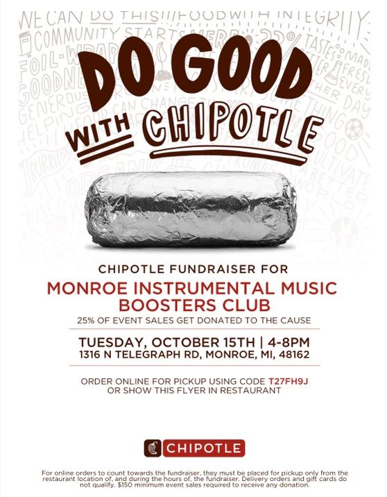 MIMBC Chipotle Fundraiser