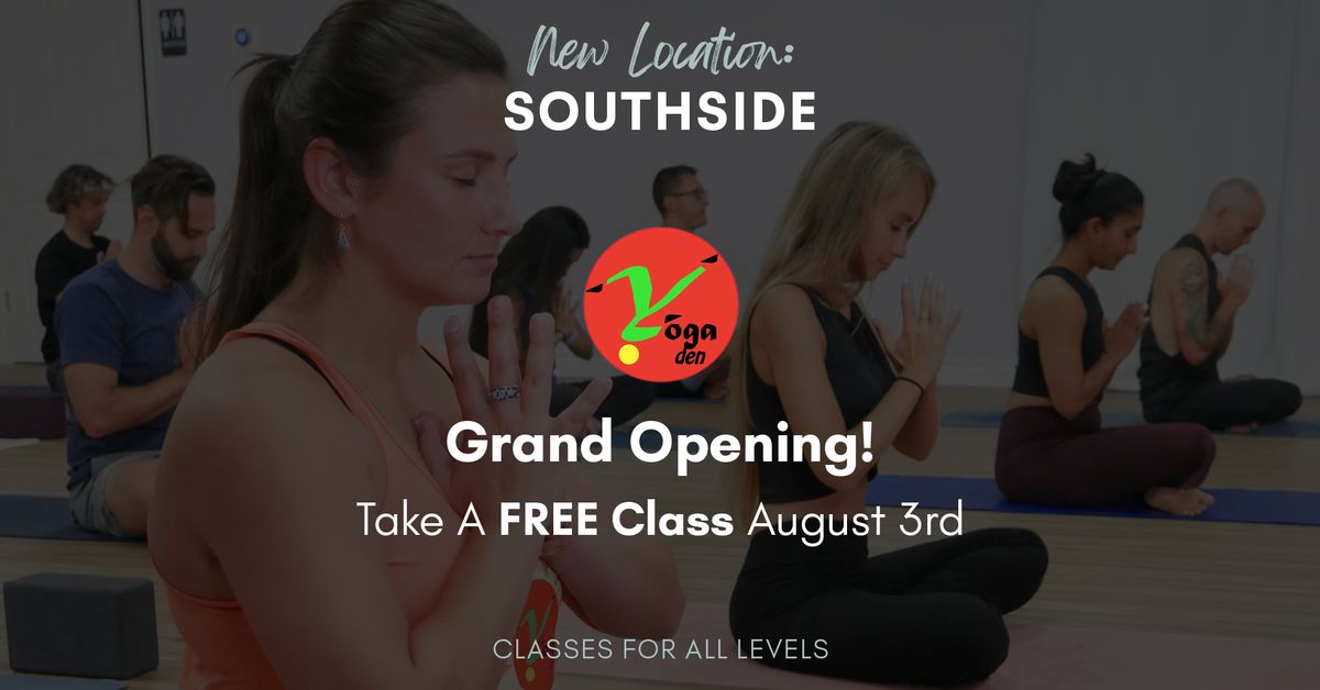 Yoga Den Southside Grand Opening - Get 5 Yoga Classes for $50