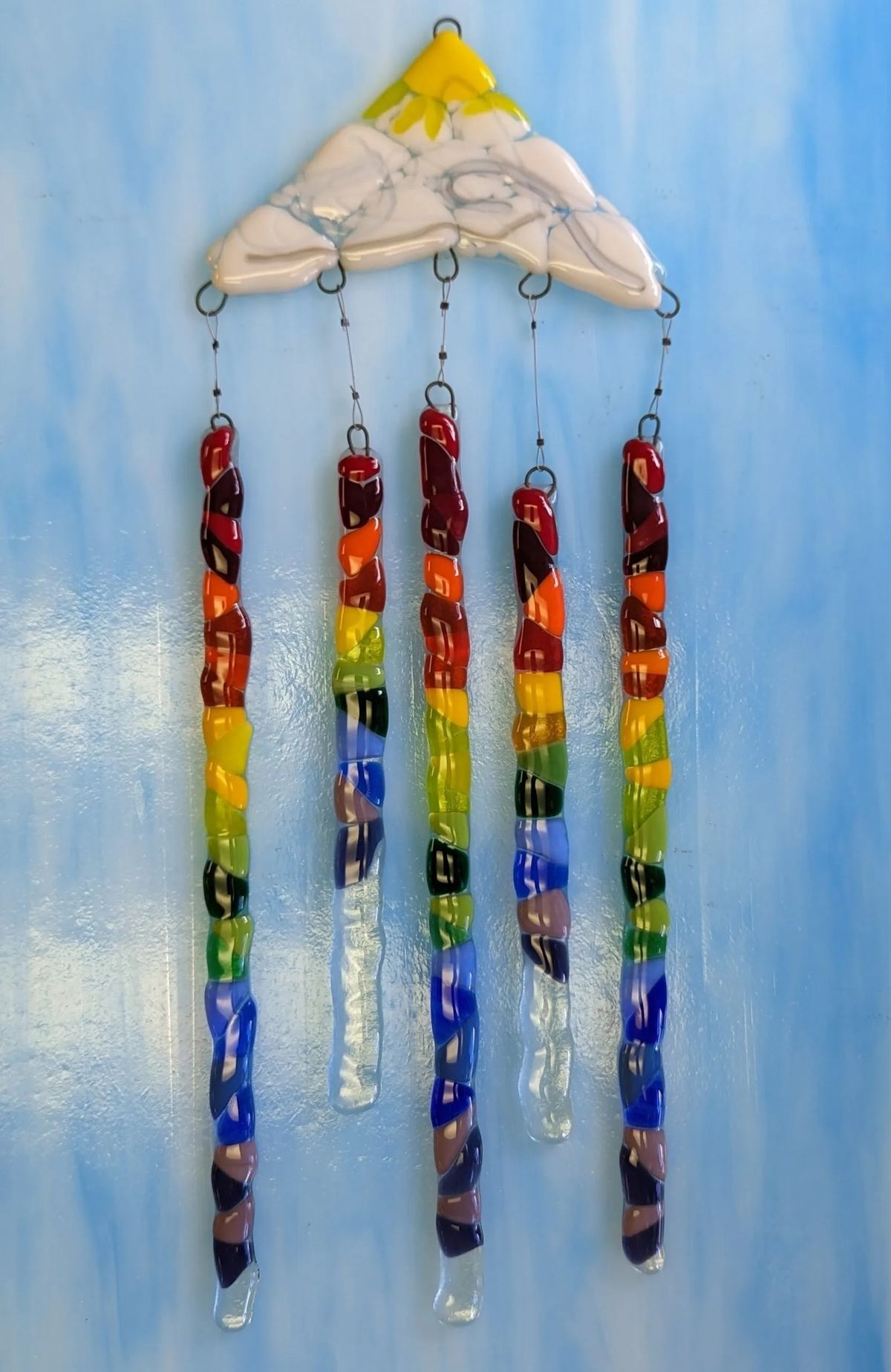 Fused Glass Wind Chimes