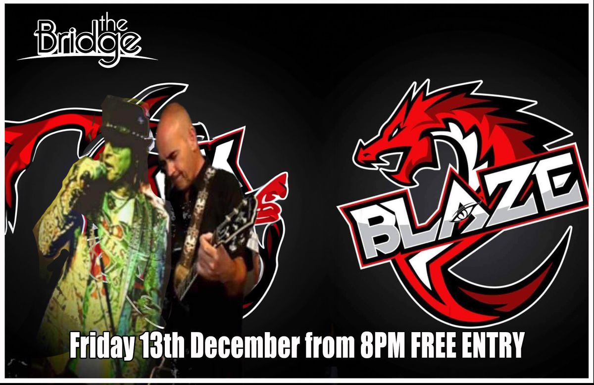 Blaze Incredible Rock Duo with amazing vocals of Gaz King LIVE at The Bridge FREE ENTRY