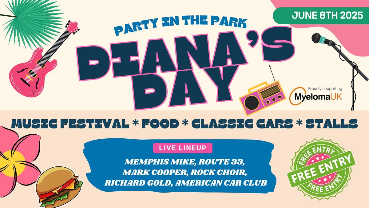 Diana's Day 2025 - Music, Food, Stalls & More