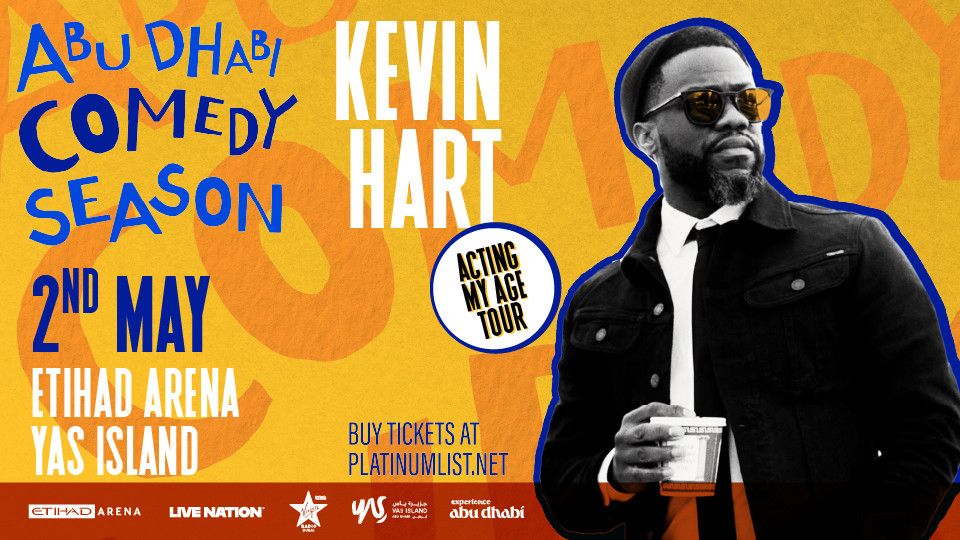 Kevin Hart at Etihad Arena in Abu Dhabi