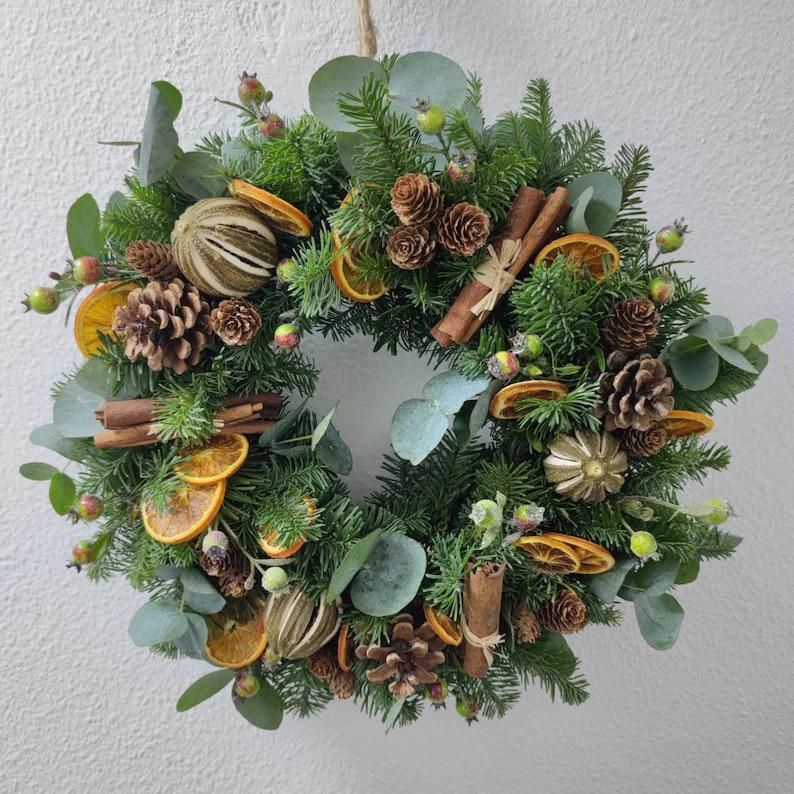 SOLD OUT Natural Festive Wreath Decorating Workshop with Wightwick's Gardener