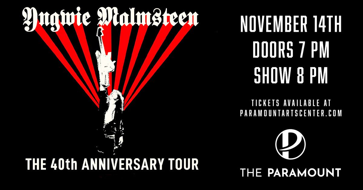 Yngwie Malmsteen - The 40th Anniversary Tour