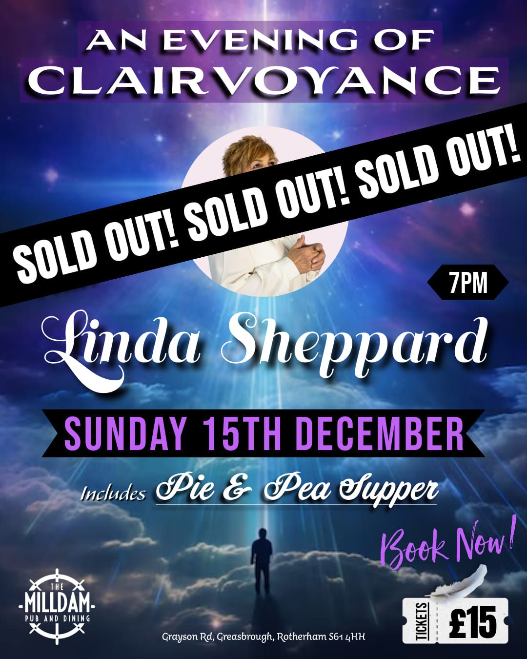 *SOLD OUT* An Evening Of Clairvoyance With Linda Sheppard At The Mill Dam