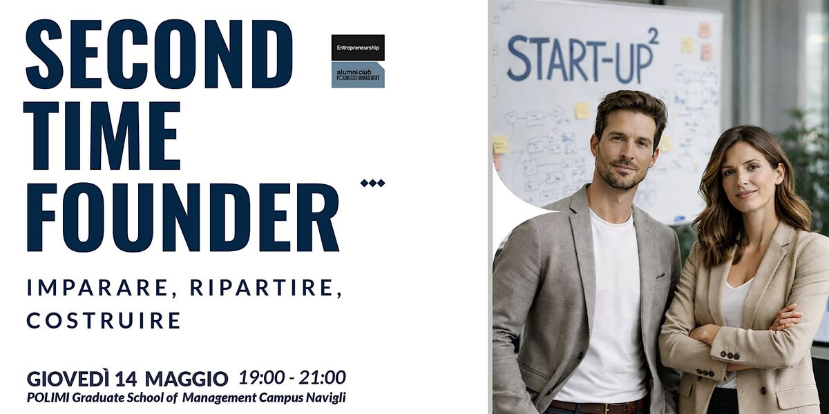 Second time founder - quando gli errori fanno crescere