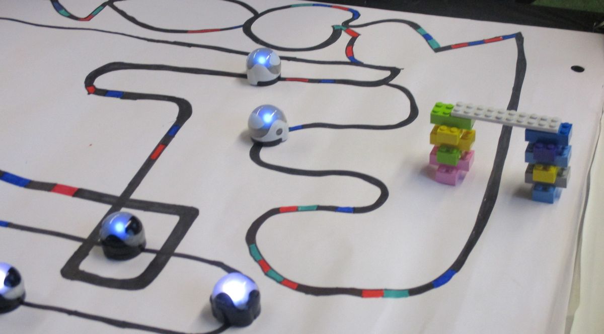 Ozobots with Lancashire Adult Learning