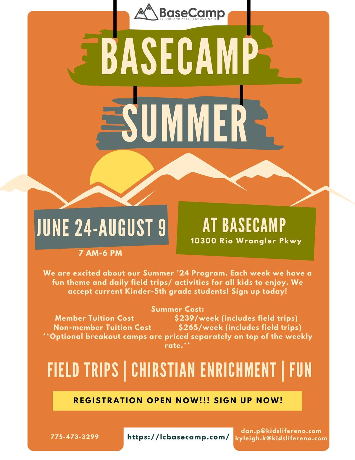 BaseCamp Summer