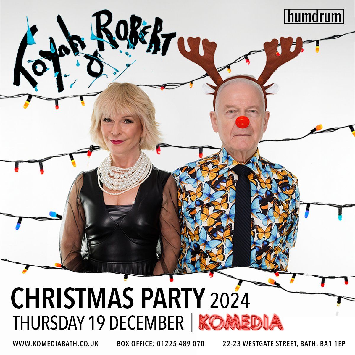 Toyah & Robert - Christmas Party @ Komedia Bath 