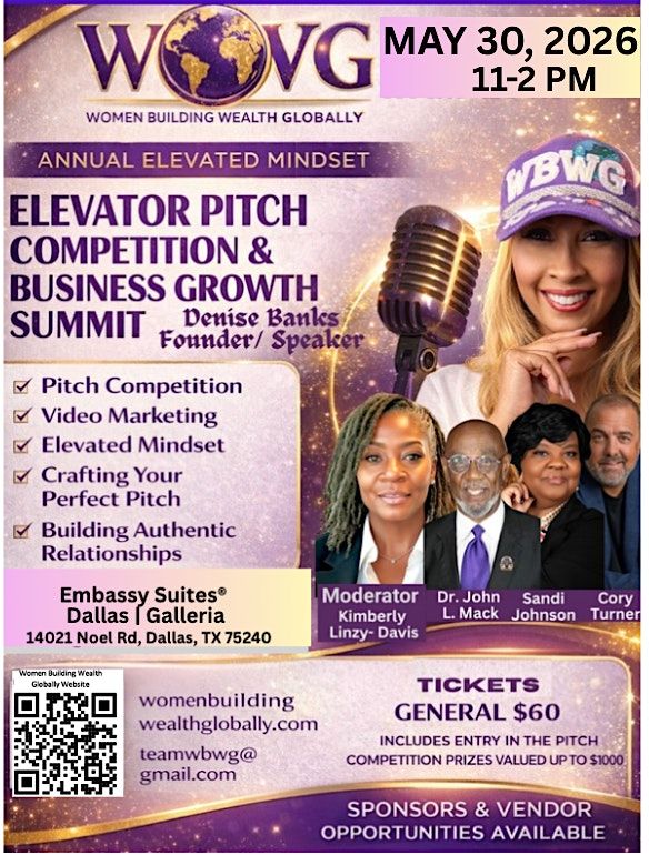 Elevator Pitch Competition and Business Growth Summit