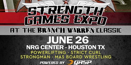 WRPF Strength Games Expo Powerlifting @ Branch Warren Classic