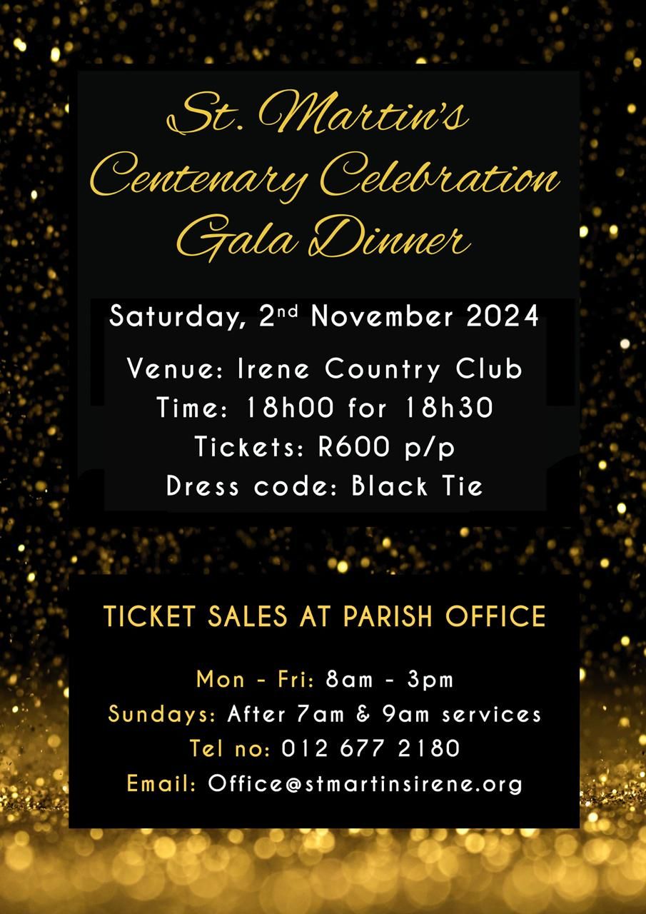 St Martin's Centenary Gala Dinner