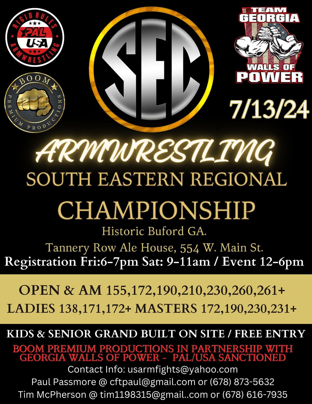 South Eastern Championship Armwrestling