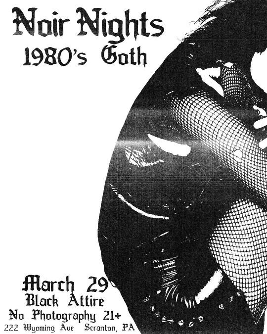 Noir Nights: 1980s Goth