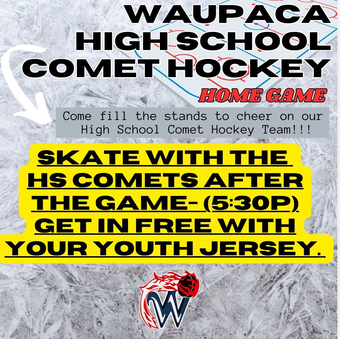 Skate With The High-school Comets