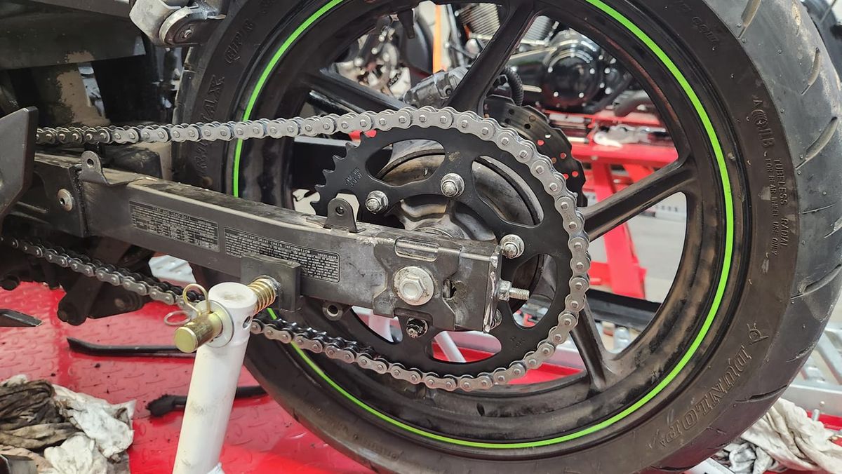 CHAIN CLEAN AND ADJUST 101