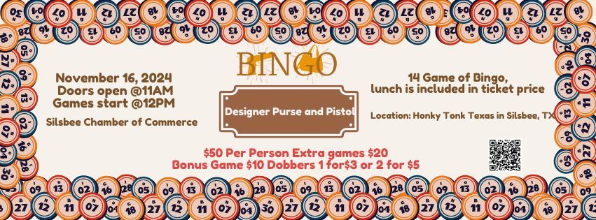 Purse and Pistol Bingo 