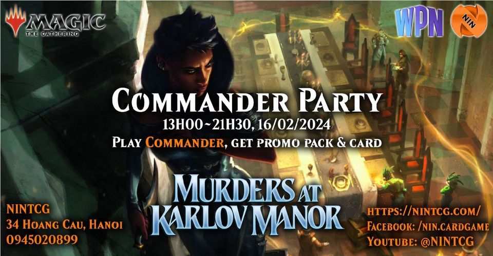 [NIN] Murders at Karlov Manor - Commander Party