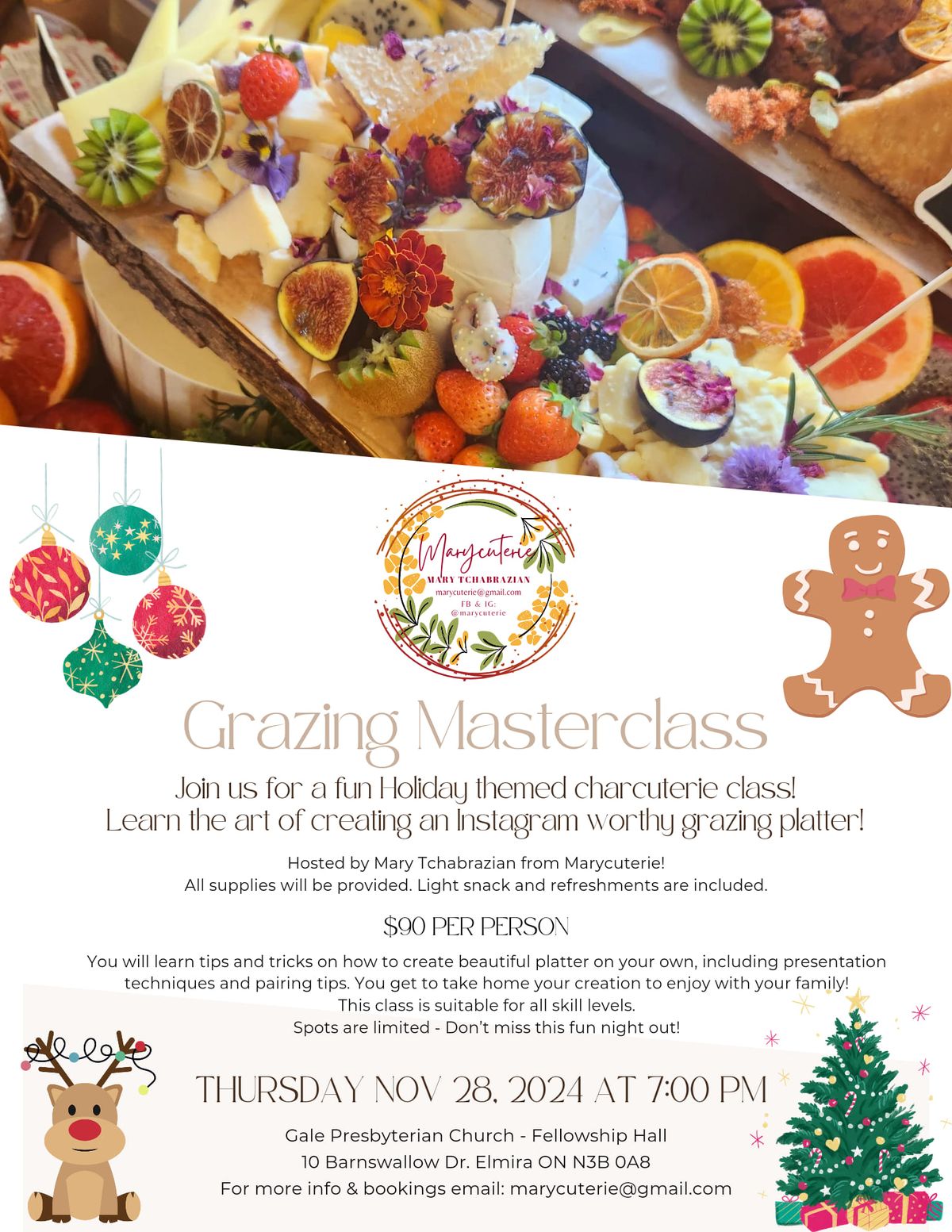 Grazing and Charcuterie Masterclass (hosted by Marycuterie)