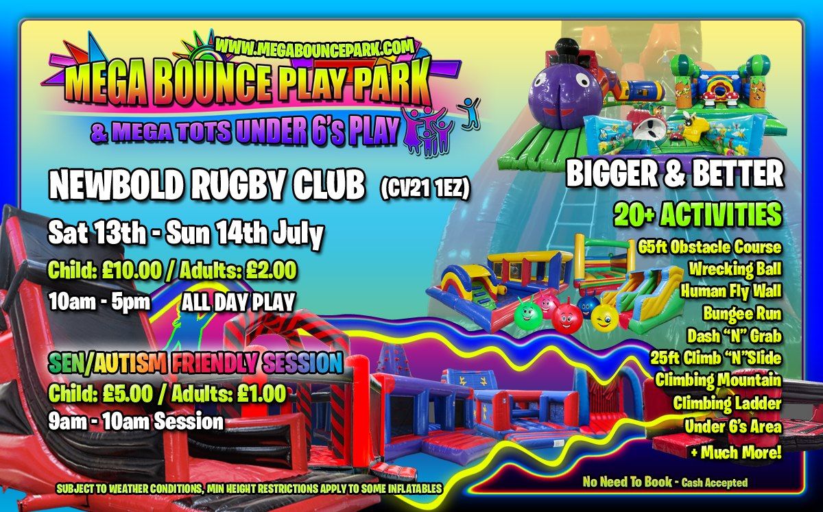 Mega Bounce Play Park - Newbold Rugby Club