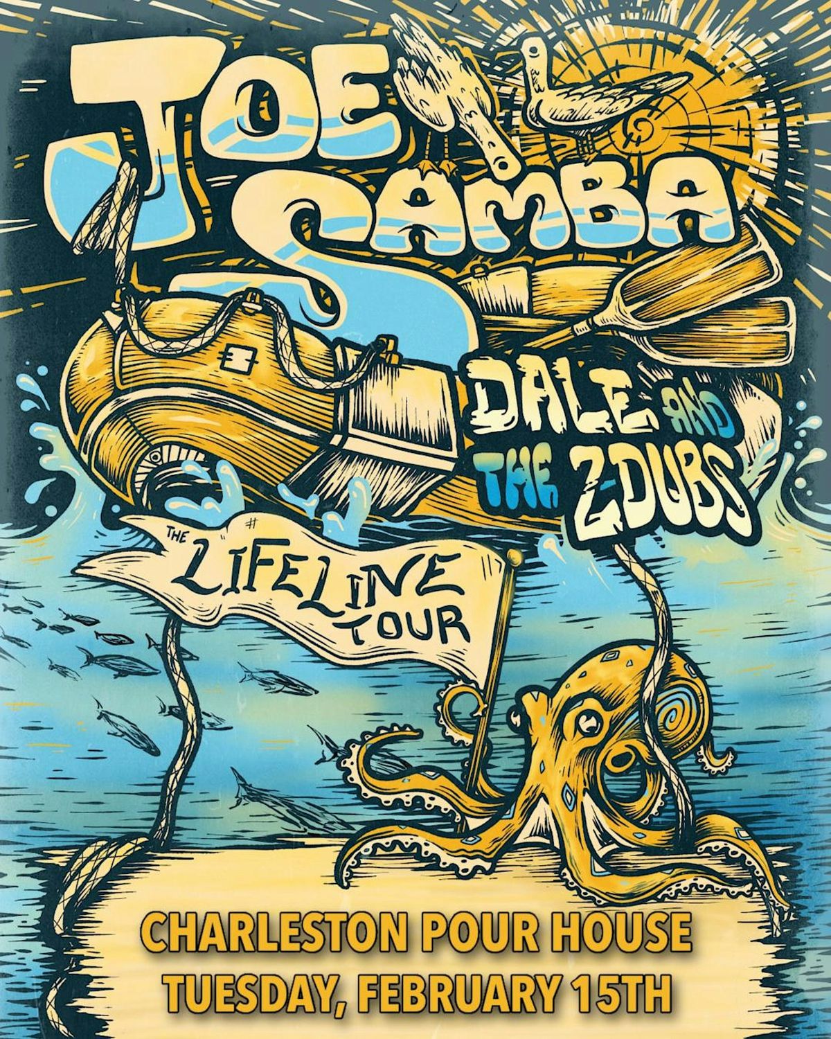 Joe Samba w\/ Dale and the ZDubs at Charleston Pour House