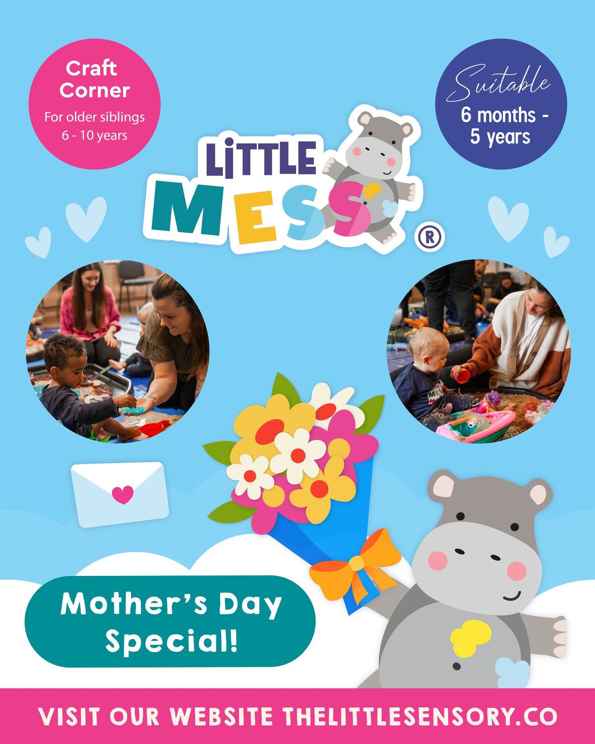 Messy Play - Mothers Day Special - Wedges Mills