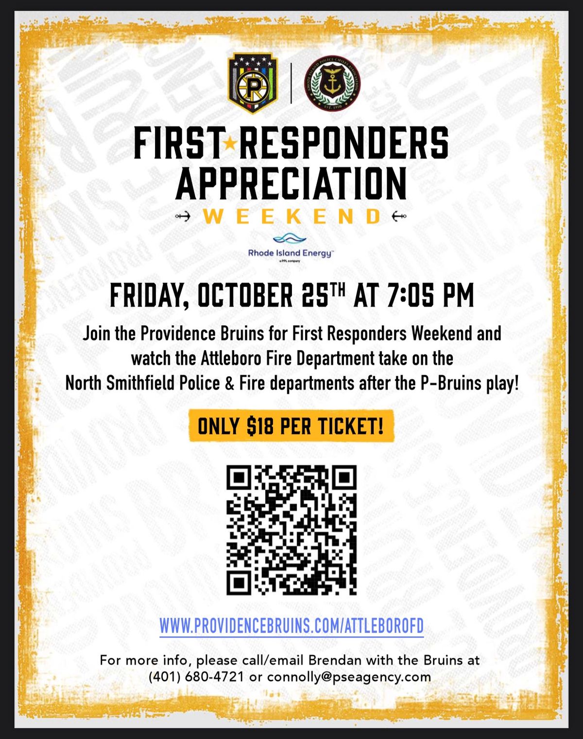 First Responders weekend - AFD Hockey Game