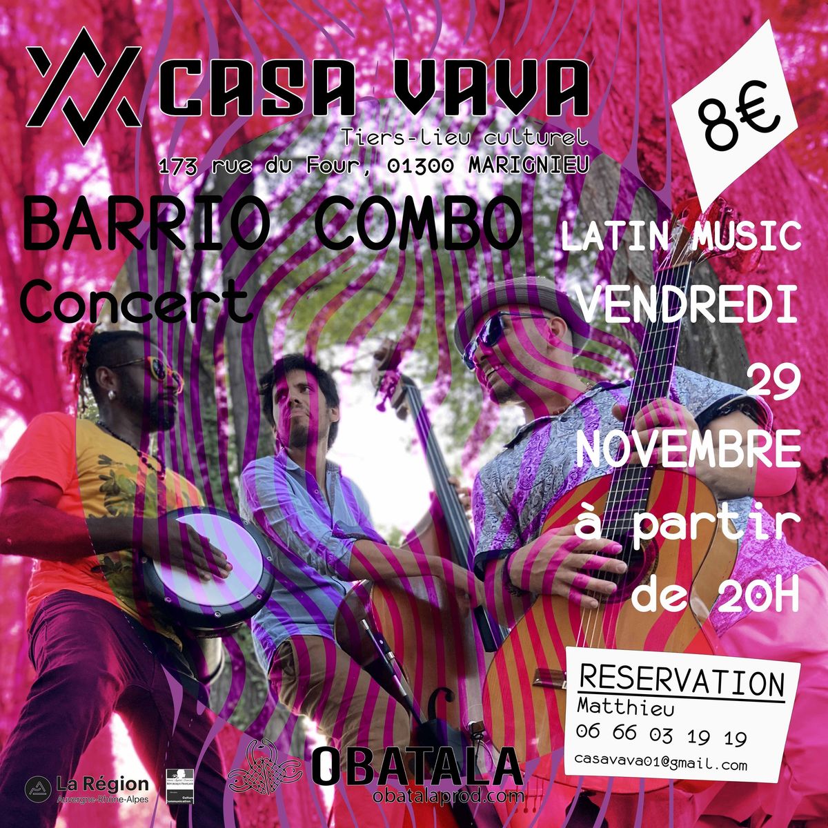 Barrio Combo \u00e0 la CASA VAVA