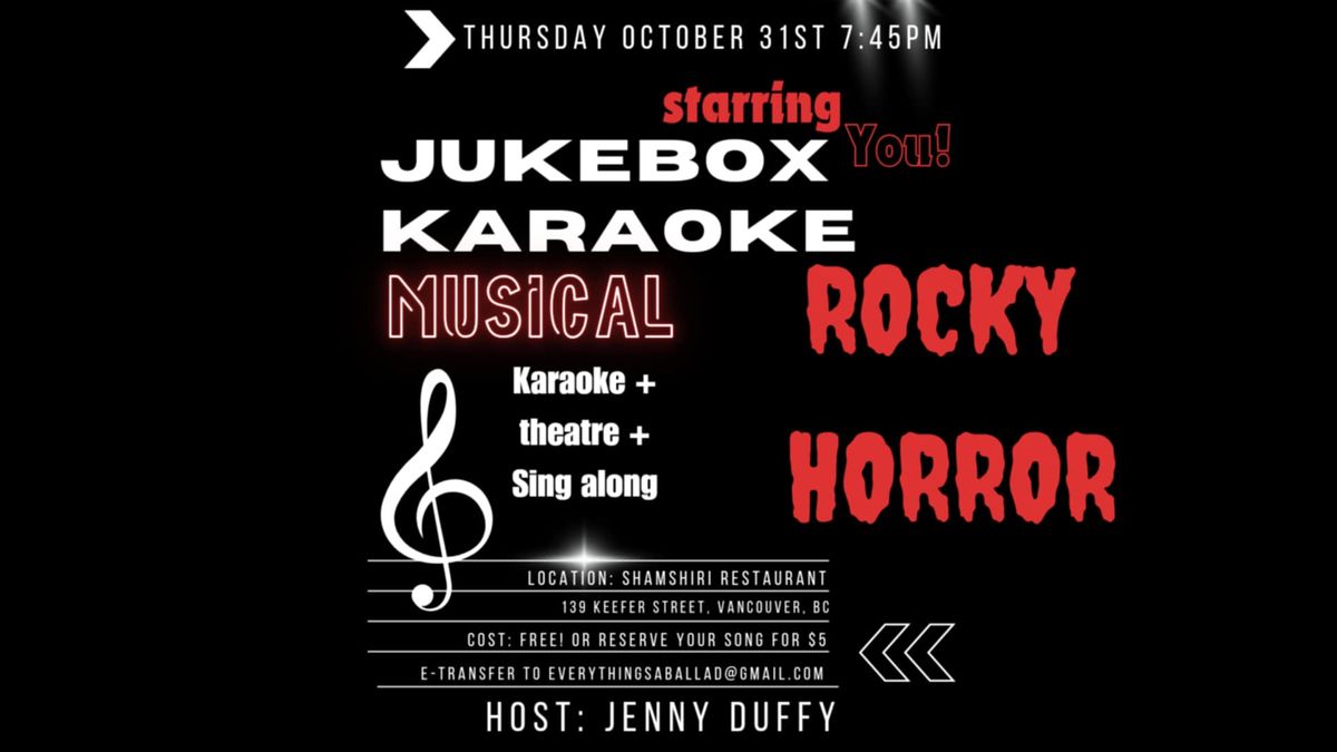 Jukebox Karaoke Musical: ROCKY HORROR theme