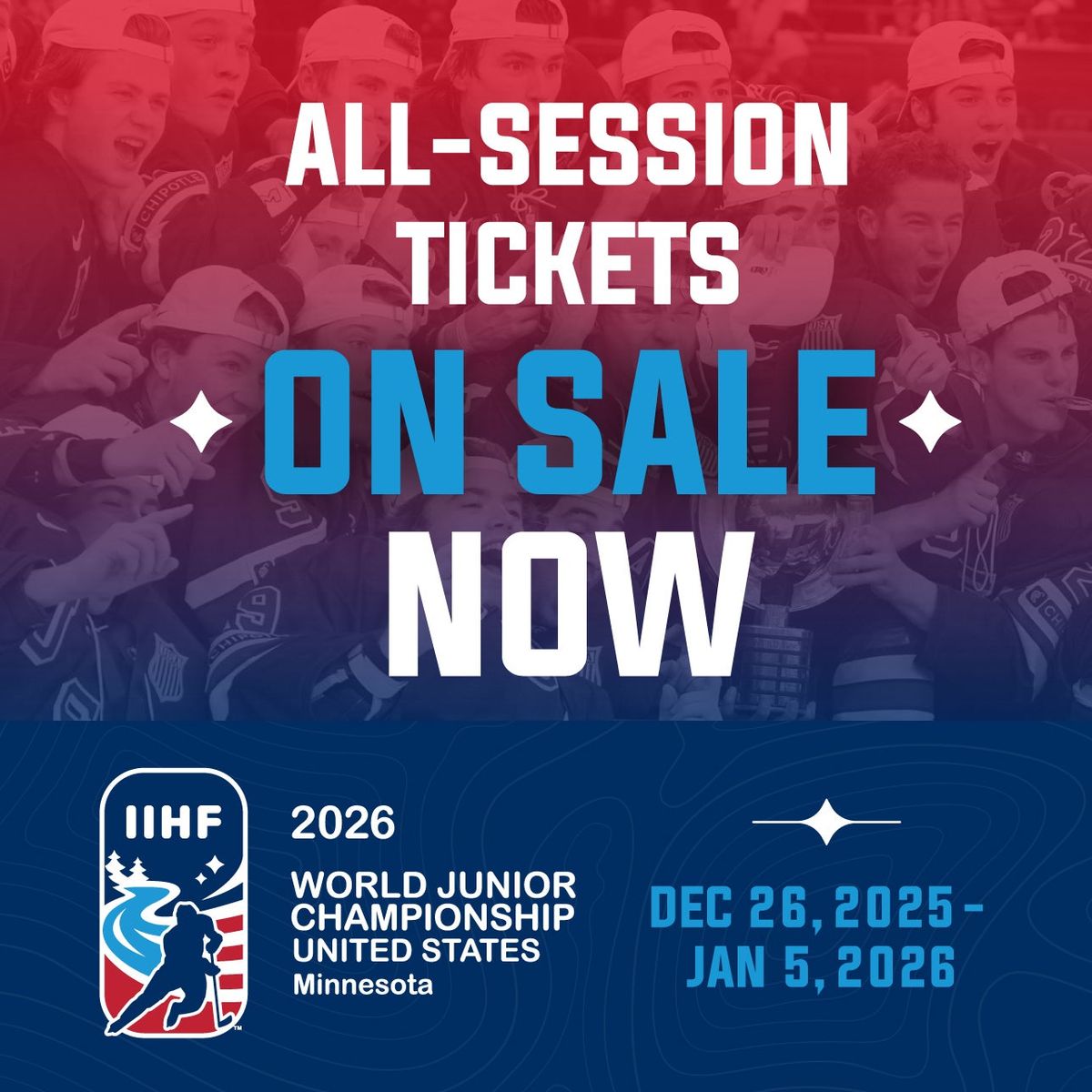 2025 IIHF World Junior Championship - All Sessions at Comerica Center