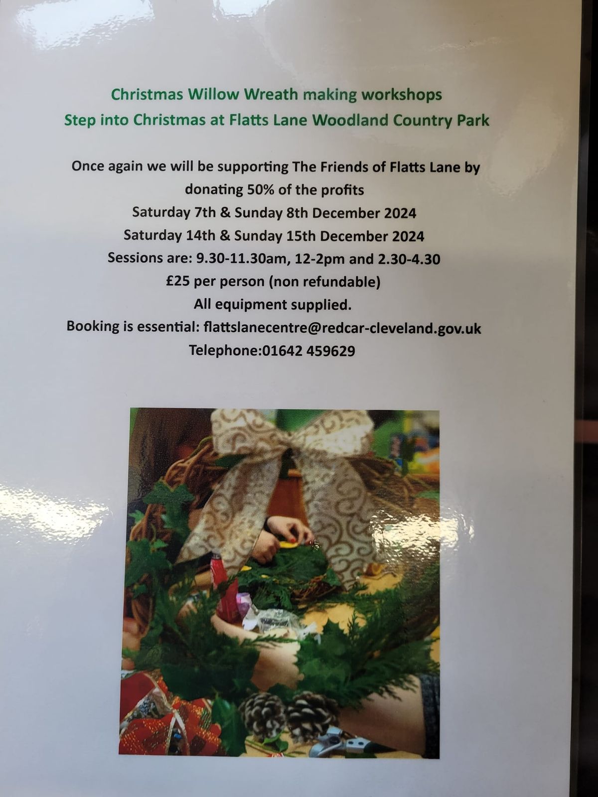 Christmas Willow Wreath Making Workshops