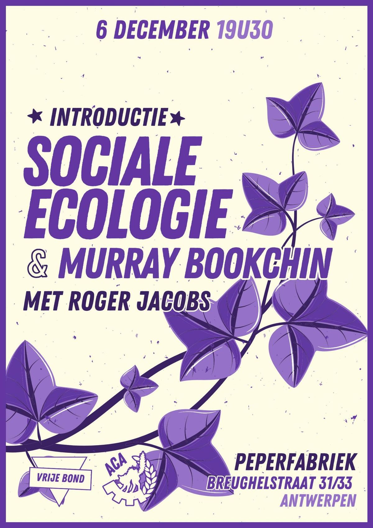 Murray Bookchin en zijn sociale ecologie, volgens Roger Jacobs