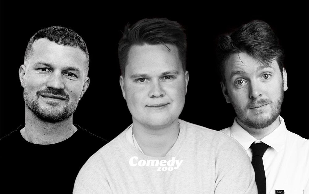 Jul P\u00e5 Comedy Zoo: Lasse Madsen, Troels Messmann & Mads Holm