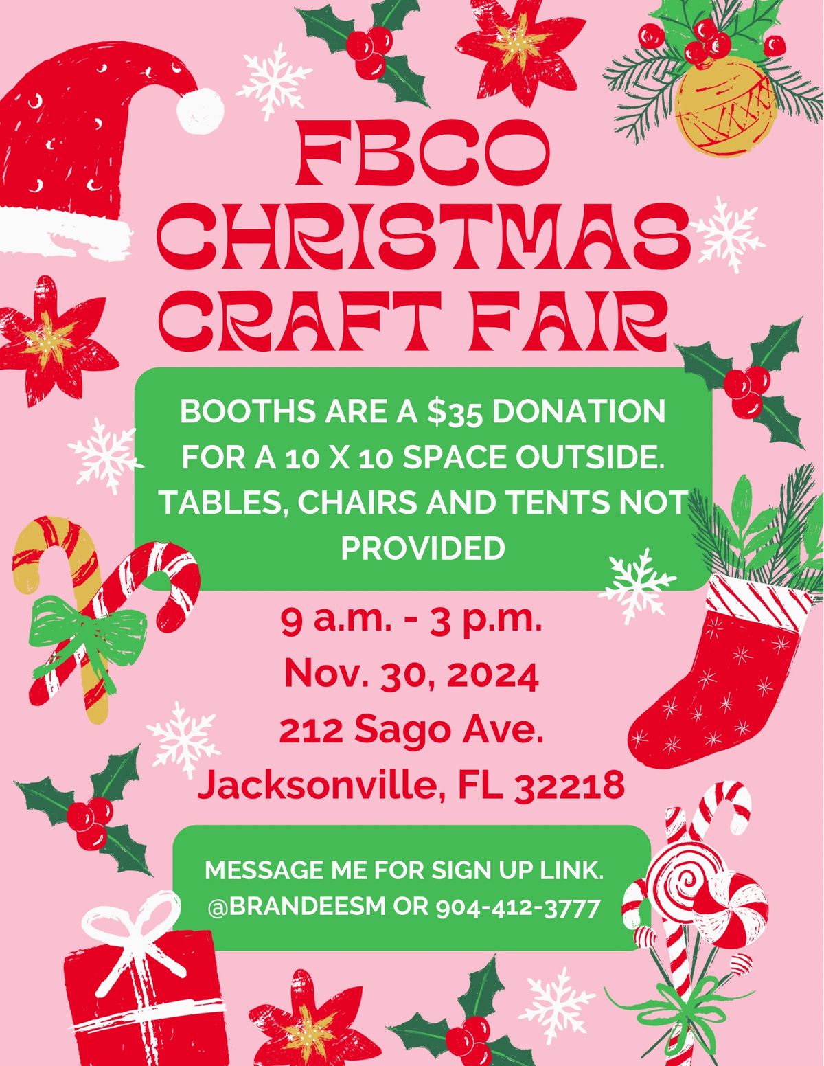 FBCO Christmas Craft Fair