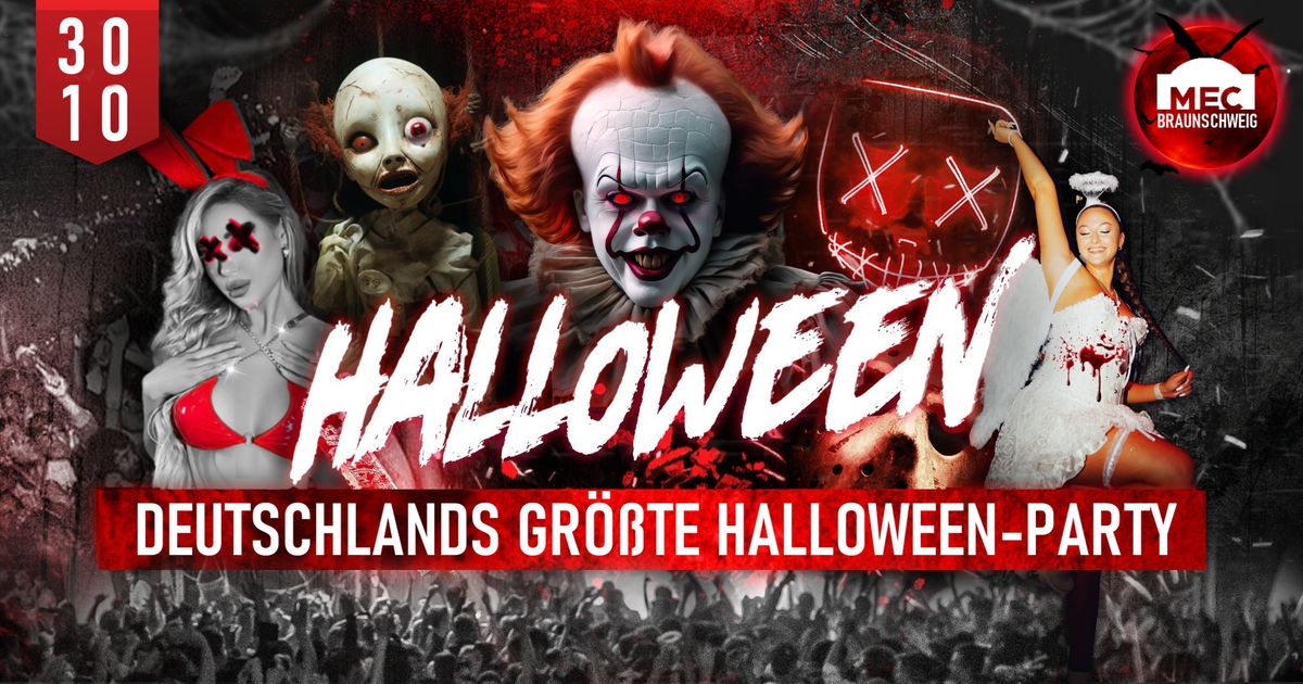 HALLOWEEN 2024 | Deutschlands gr\u00f6\u00dfte Halloween-Party | 30.10.24 | MEC Braunschweig