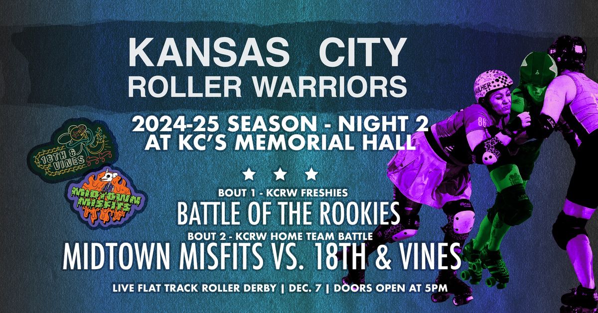 KCRW Presents Night 2 - Roller Derby Double Header