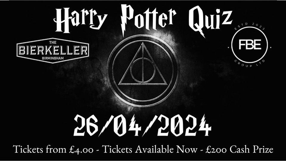 Harry Potter Quiz - Birmingham! 