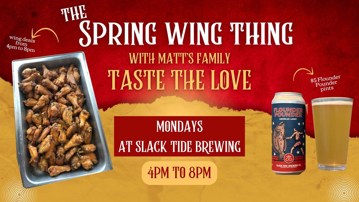 Spring Wing Thing at Slack Tide Brewing