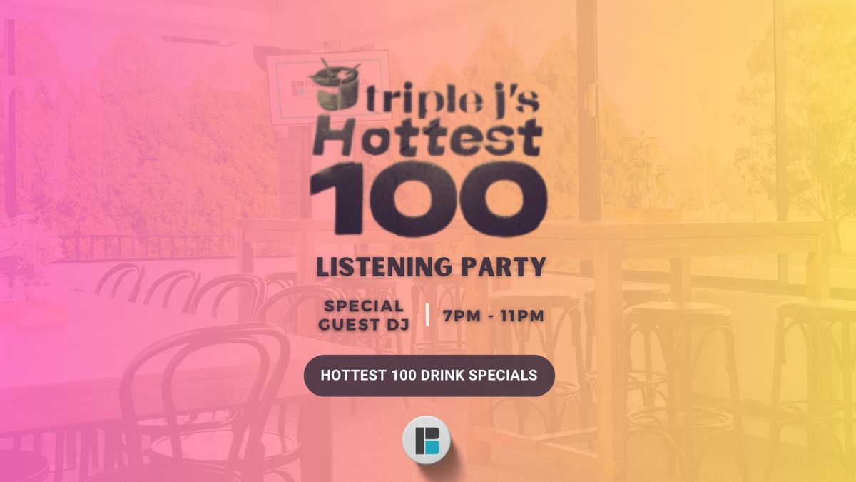 Triple J Hottest 100 Listening Party \ud83c\udf36\ufe0f