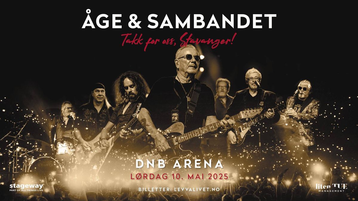 \u00c5ge & Sambandet \/\/ DNB Arena \u2013 F\u00e5 billetter!