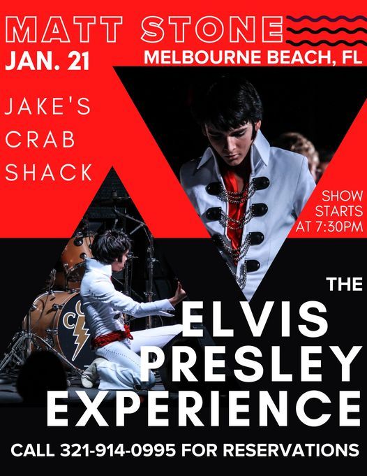 Elvis Presley Tribute, Jakes Crab Shack, Melbourne Beach, 21 January 2022