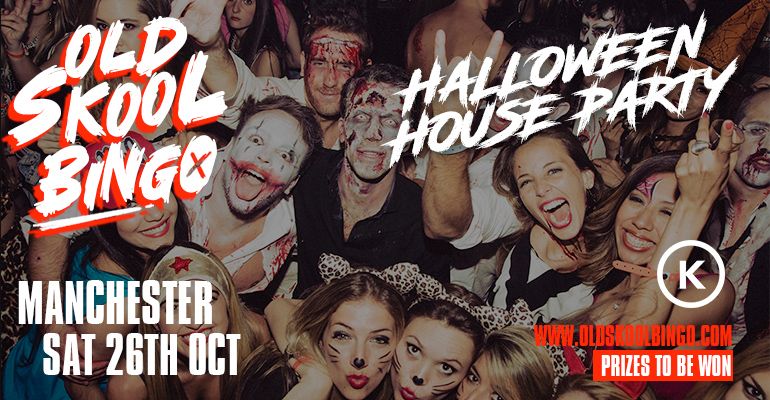 Old Skool Bingo Sat 26th Oct Manchester Halloween