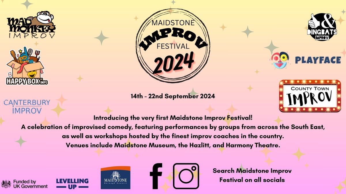 Playface @ Maidstone Improv Festival - improvised comedy at Harmony Maidstone