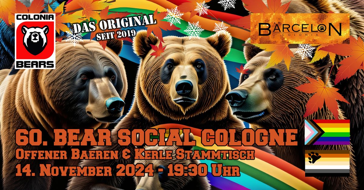 60. BEAR SOCIAL COLOGNE