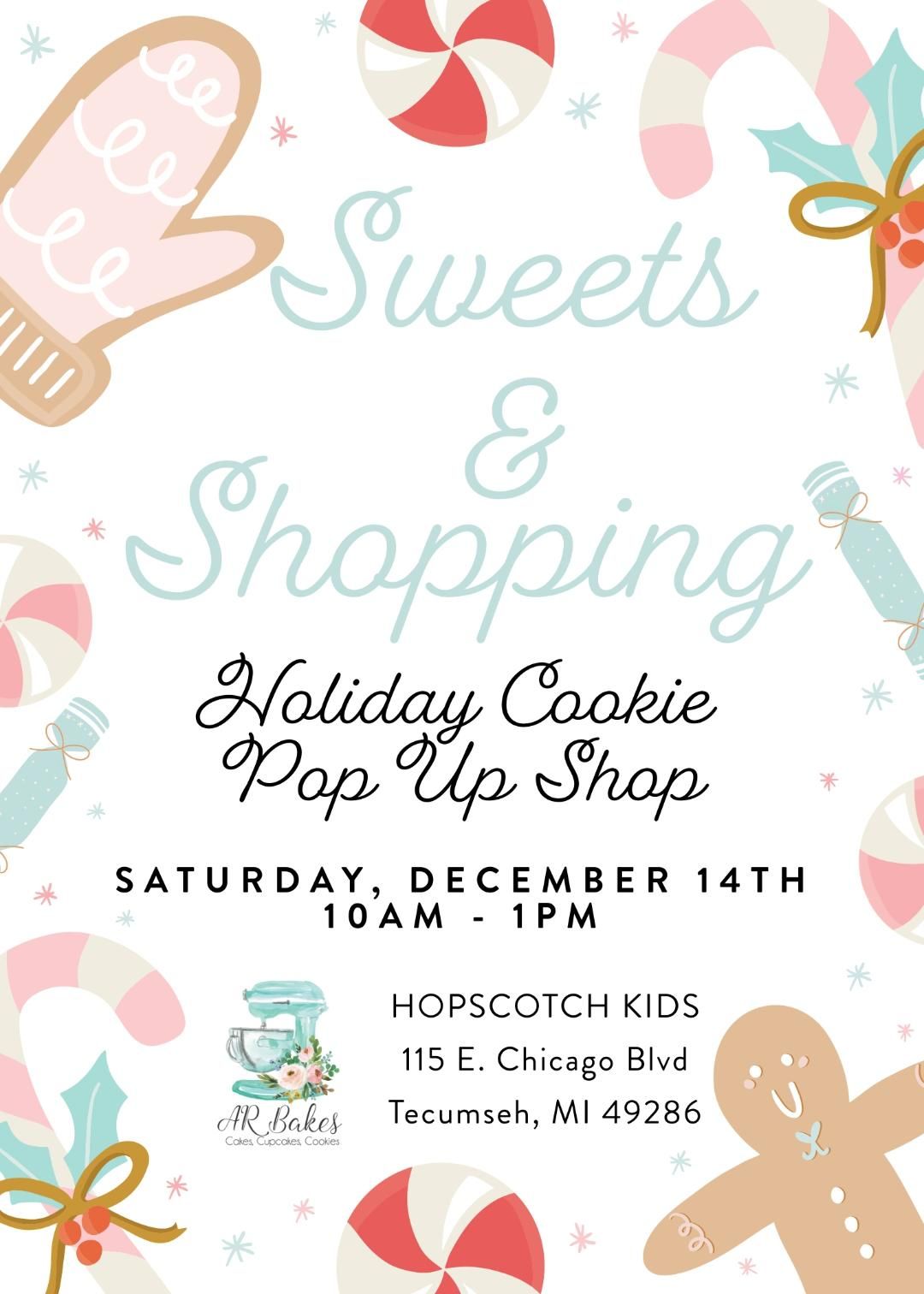 Holiday Cookie Pop Up Shop! 