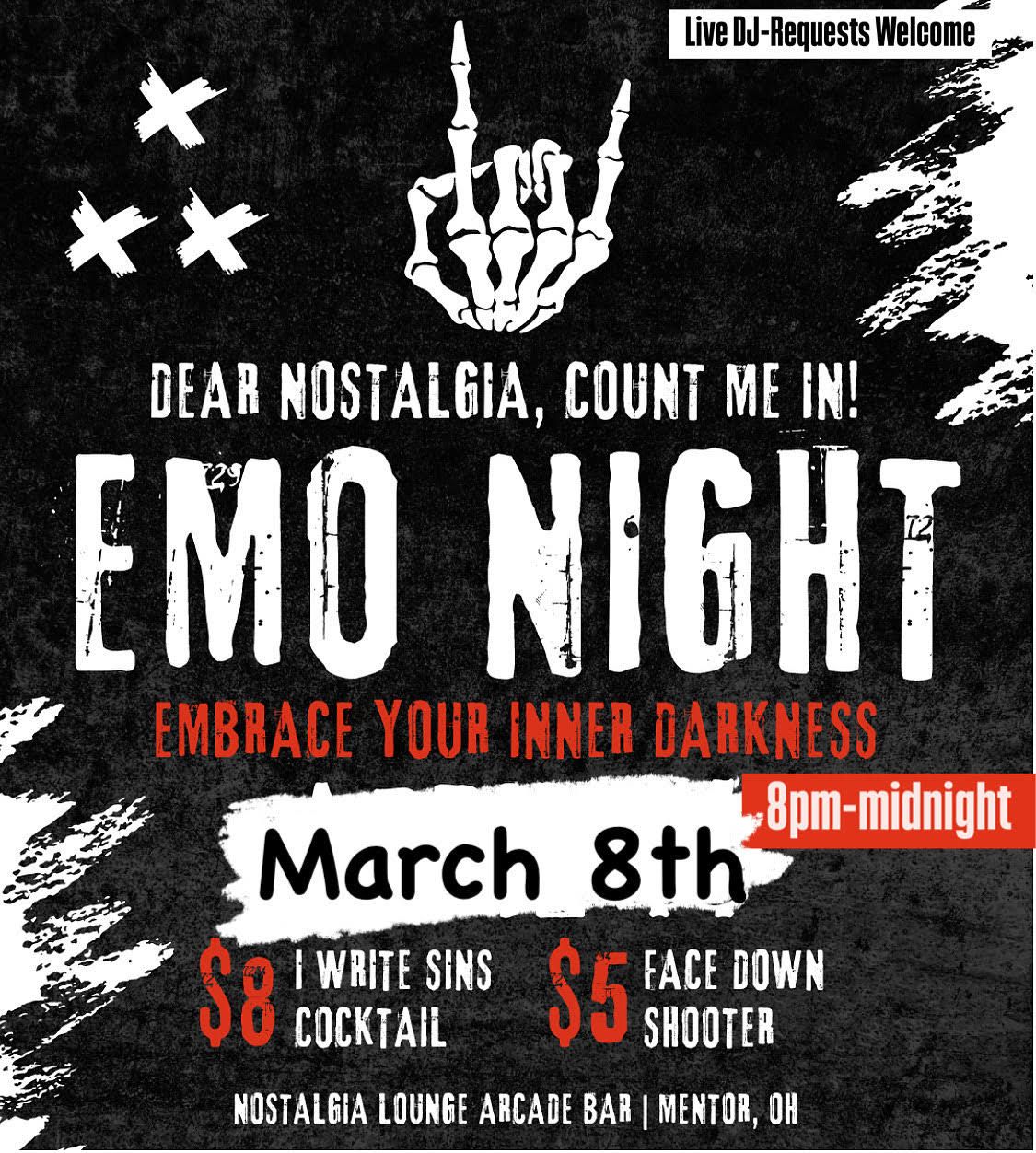 Emo Night! Let's Get Weird \ud83d\udda4